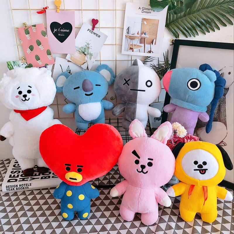 Muñecos Bts Con Su Peluche BTS Doll Peluches Bangtan Boys BT21