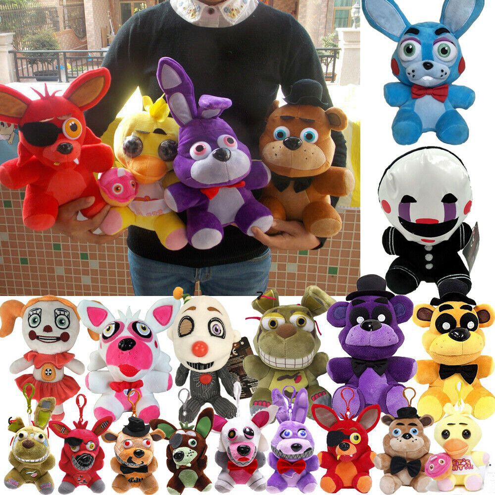 Todos los peluches de best sale five nights at freddy's