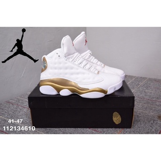 Jordan 13 cheap blanco con dorado