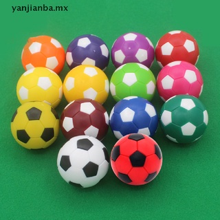 6 piezas de futbolín 36mm bolas de plástico para la máquina de futbolín
