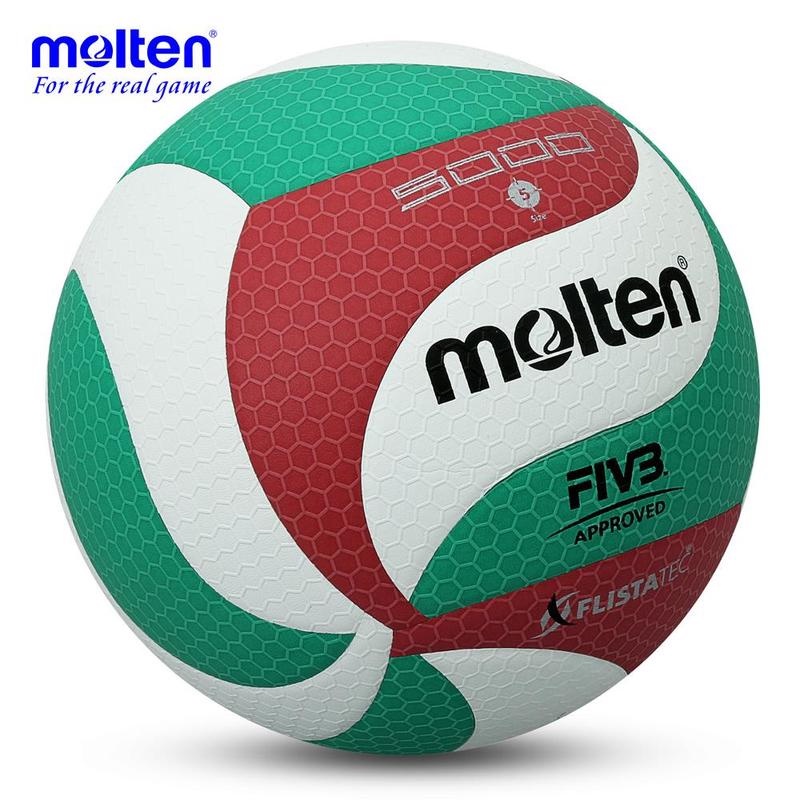Minge de Volei Molten V5M1300 PVC Marimea 5, Multicolor