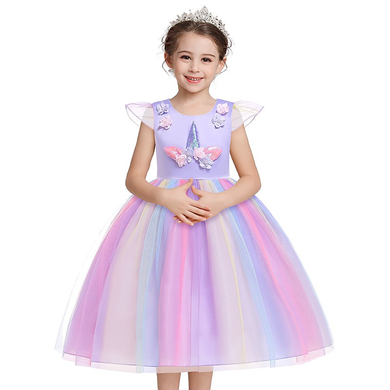 Vestido de niña online para fiesta de unicornio