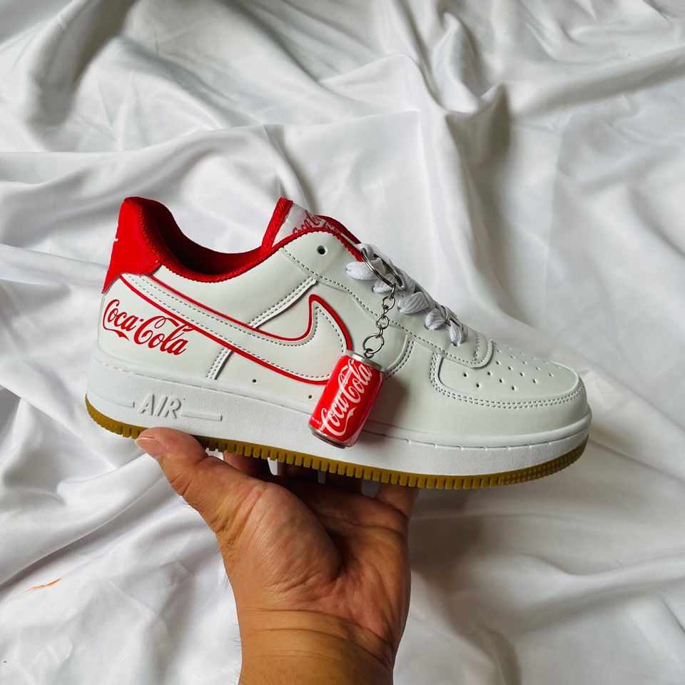 Fuerza A rea AF1 No . 1 Coca Cola Pepsi Co Marca Pareja Intensificado Blanco Zapatos De Moda Baja Parte Superior Zapatillas De Deporte