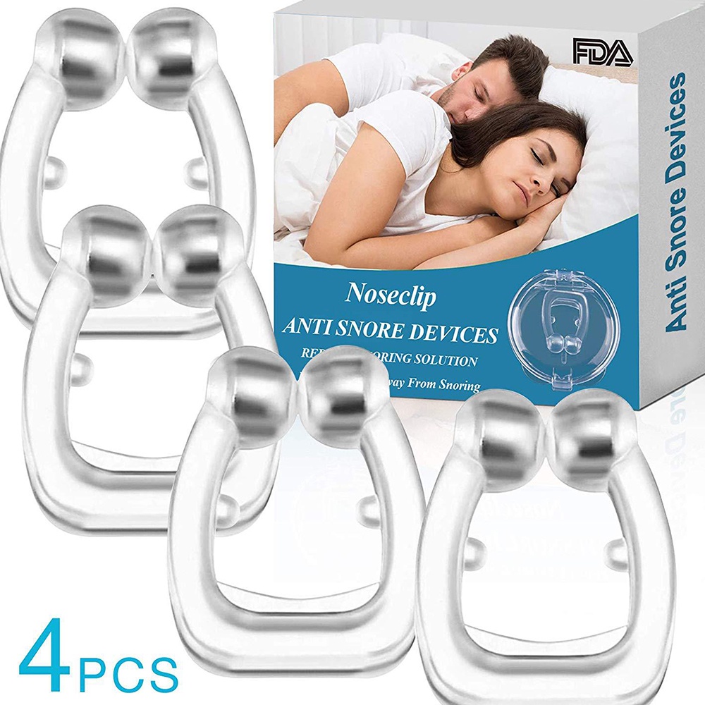 Juego de tapones antironquidos CPAP para hombres y mujeres cómodas rejillas  de ventilación antironquidos facilitan la respiración clip magnético de –  Yaxa Store