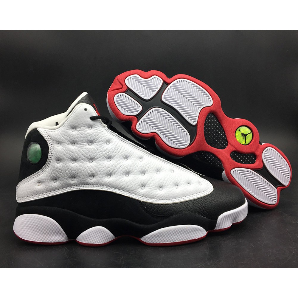 Jordan 13 retro store blanco con negro