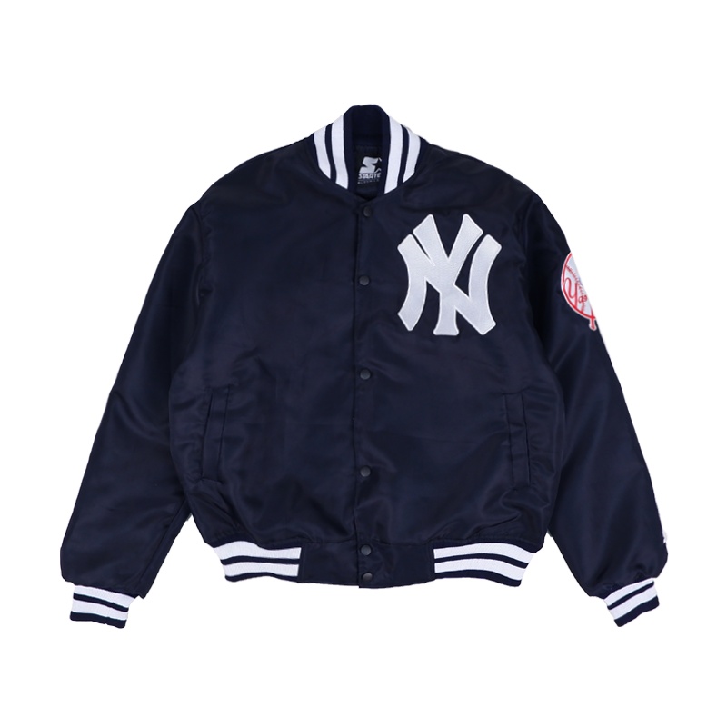 Chamarra Varsity NY YANKEES NAVY NEW YORK BASEBALL VINTAGE MLB TEAM