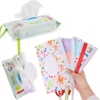  Porta toallitas portátil, dispensador de toallitas  reutilizable, bolsa de toallitas húmedas recargable, contenedor de toallitas  de viaje (8) : Bebés