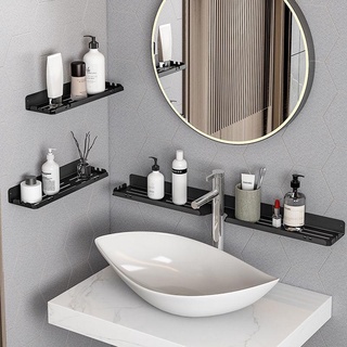 Bathroom mirror cabinet Espejo Redondo montado en la Pared Espejo de  almacenaje del baño Espejo de vanidad del baño con Estante Espejo del baño