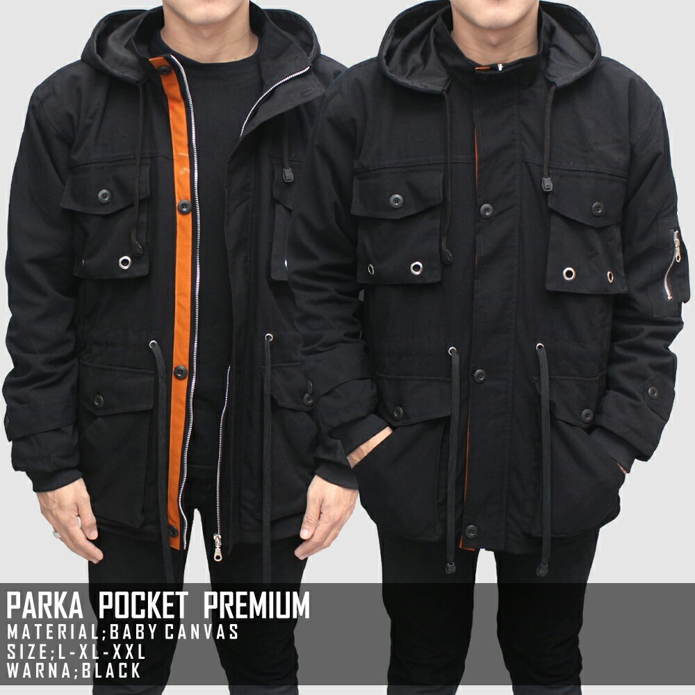 Chamarra parka outlet hombre