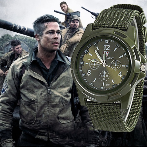 Elegante reloj militar