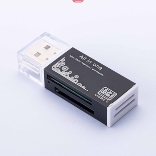 USB 2.0 LECTOR de Tarjetas de Memoria con Tapa MMC TF MICRO SD HC MS PRO  DUO M2 EUR 2,79 - PicClick FR