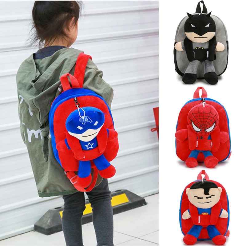 Mochila de peluche Spiderman