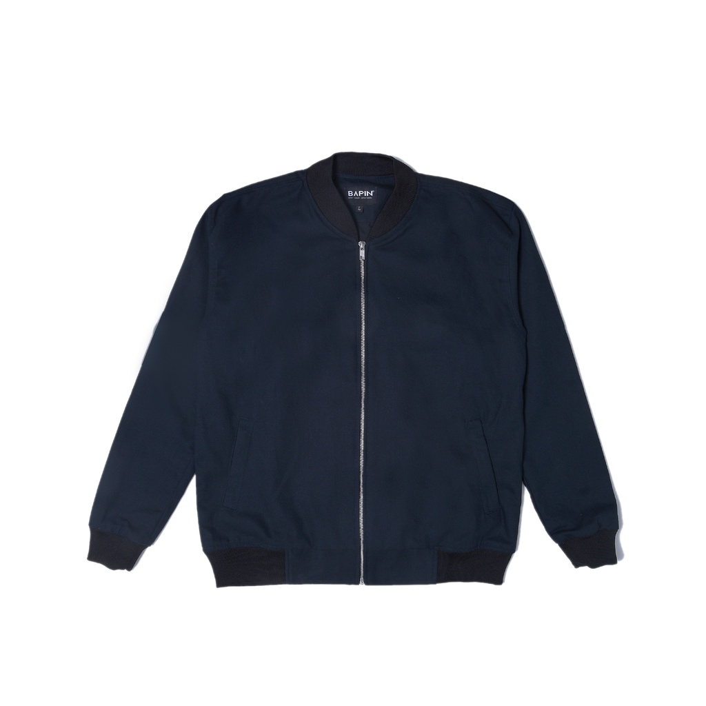 Chamarra best sale bomber azul