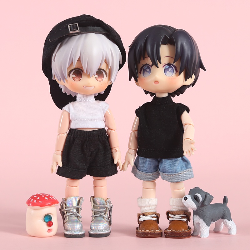 Vestiti Per Bambole BJD OB11 E Body9 | Maglione Multicolor Per Doll 1/12 Scala - Foto 8