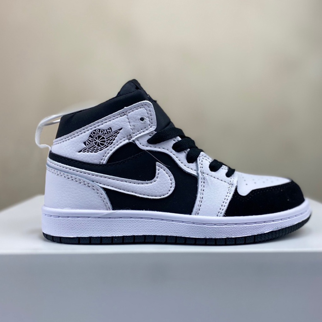 Air Jordan 1 Niño Zapatos De Los Niños Mediados De La Parte