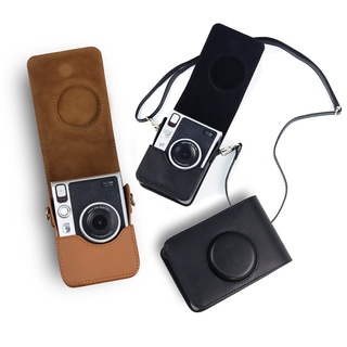 Funda De Piel De Cuerpo Entero Para Fujifilm Instax Mini Evo