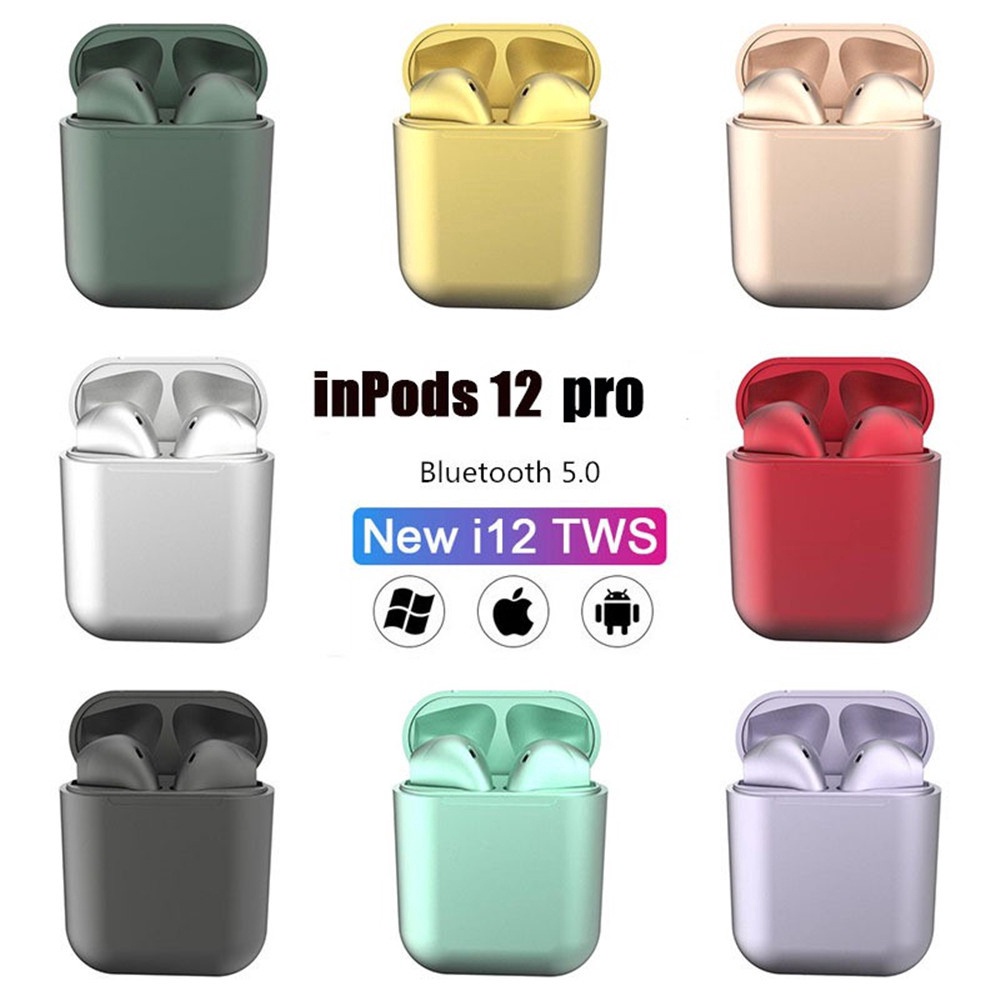 Auriculares Inalámbricos Inpods 12 Bluetooth 6 Colores