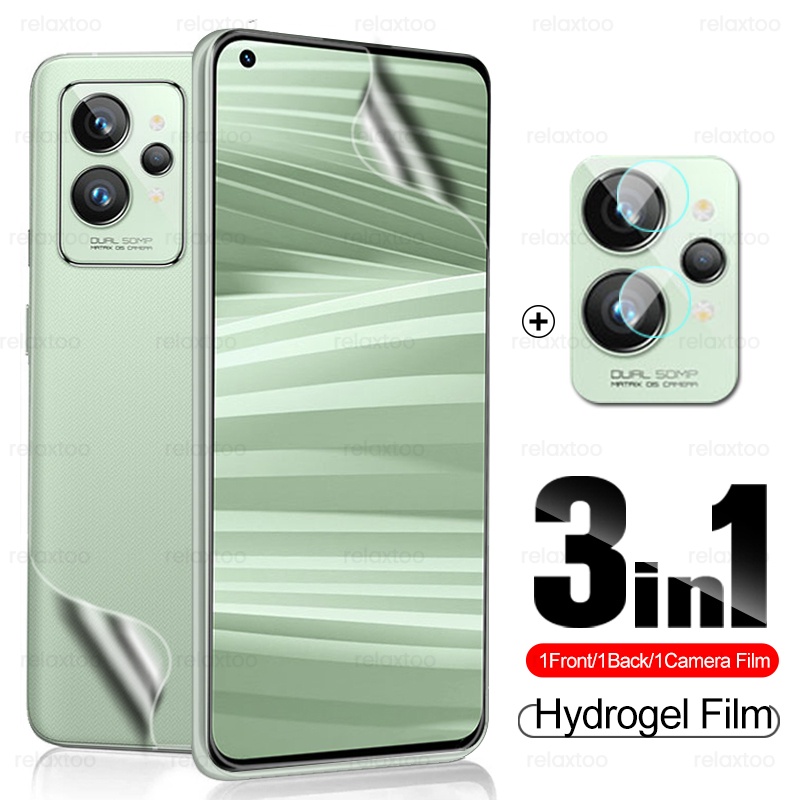  Chengmi ZMONE - Funda de teléfono para Realme GT Neo2 5G / Neo 2  con protector de pantalla de vidrio [2 unidades] resistente de doble capa  de grado militar a prueba