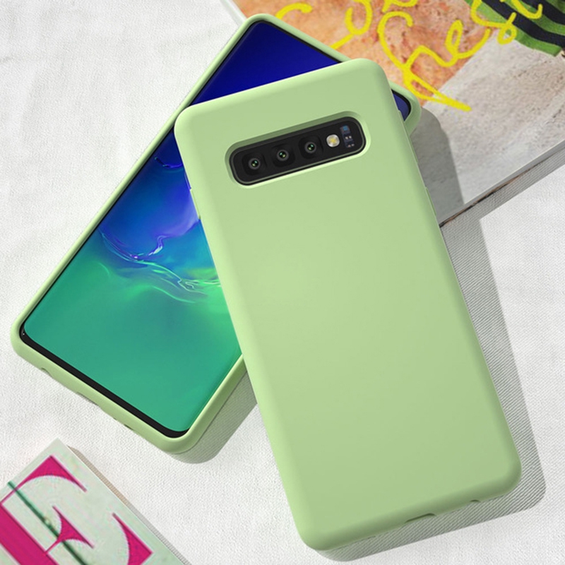 Funda de silicona líquida para Samsung Galaxy S10, S9, S8 Plus, Note 9, 8,  S10 +, S8 +, S9 +, S10e, Fivean unisex