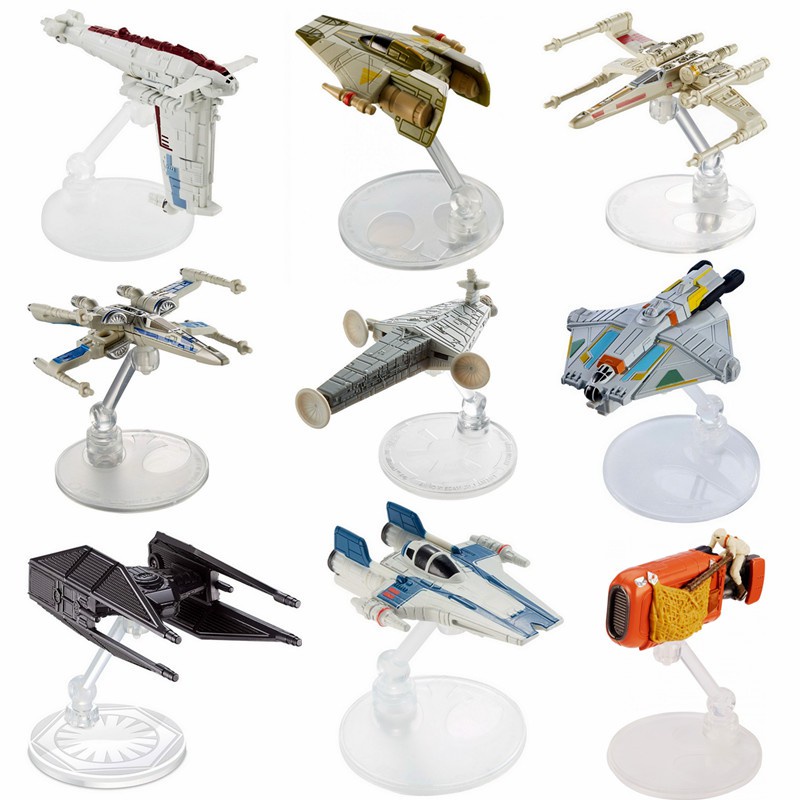 Modelo De Juguete De Aleacion De Star Wars The Force Despierta Nave Espacial Hot Wheels Titanium Fighter Transportador