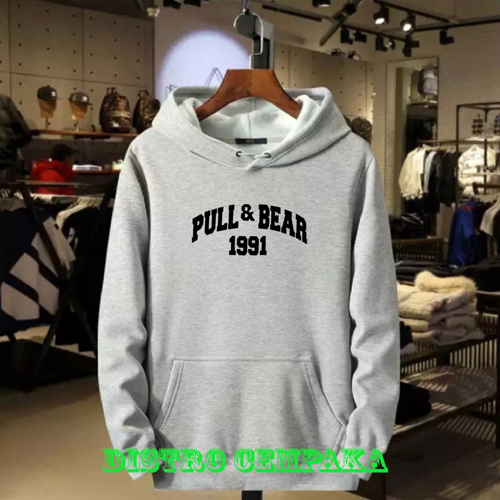 PULL BEAR Nueva sudadera con capucha distro sudadera con capucha para hombre sudadera con capucha para mujer sudadera con capucha de oso y con