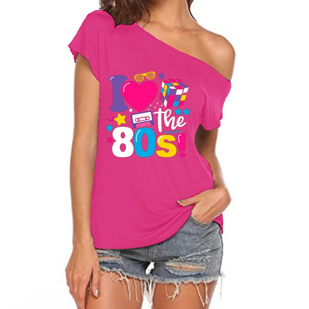 Camisetas ochenteras mujer hotsell