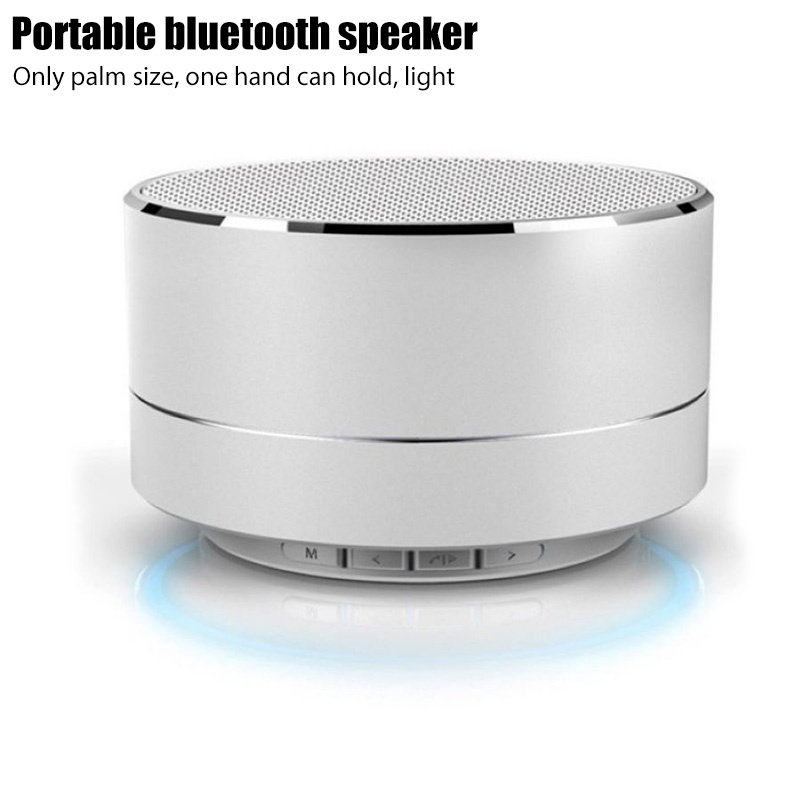 Mini Altavoz Bluetooth Inalámbrico De Metal A10 Portátil De Gran Volumen De  Sonido Soporte De Audio USB Carga Para Viajes Al Aire Libre Oficina  Familiar