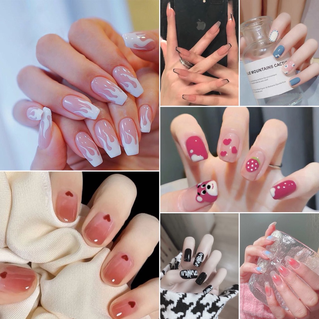 uñas postizas con pegamento | Shopee México