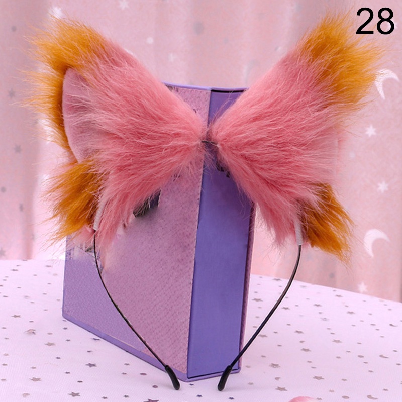 Fsfs Diadema Orejas Gato Zorro Lobo Cosplay Anime Halloween | Meses sin interés