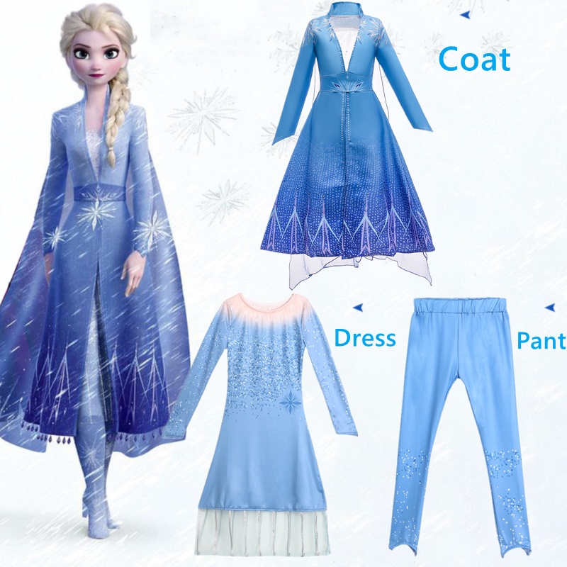 Vestido para niña discount de frozen 2