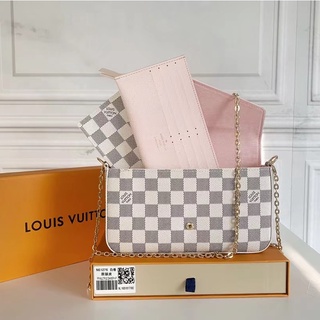 LV/Louis Vuitton (Listo Para Enviar + Caja + original) Flor Negra