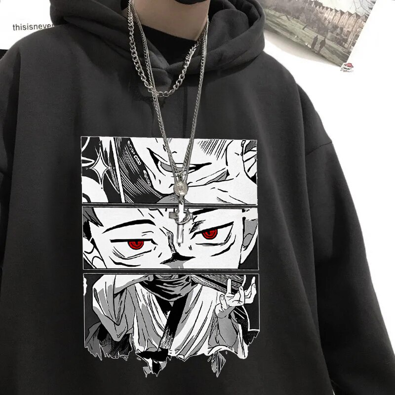 Anime Japonés Jujutsu Kaisen Sudadera Itadori Yuji Impresión Harajuku