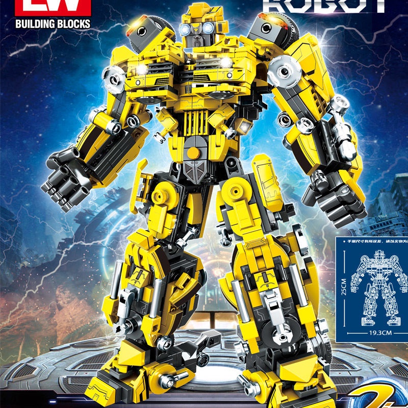 Nuevo Transformers Bloques De Construccion Bumblebee Optimus Prime Compatible Con LEGO Boys Regalo De Cumpleanos Juguete GoBrick027