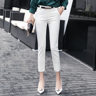 De tormenta Letrista Casarse Lápiz Pantalones Mujeres 2019 Otoño Nuevo Tobillo-Longitud Pantalon Femme  Cintura Alta Slim Elástico Mujer | Shopee México
