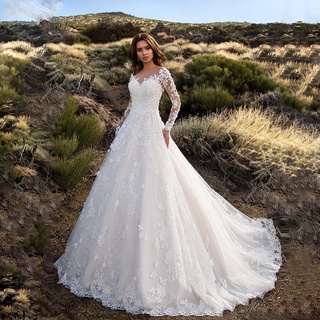 Vestido de manga larga de niña, vestido blanco roto, vestido de niña de  flores, bautismo, vestido blanco de niño pequeño, vestido de novia boho,  vestidos de niña -  México