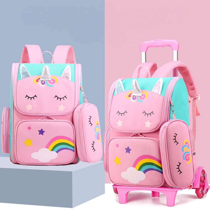 Mochila con ruedas para el cole para niña o niño