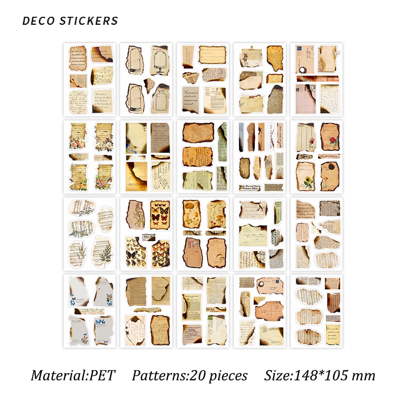 Lychii Kit D'accessoires De Scrapbooking De 323 Pièces, Vintage Bullet