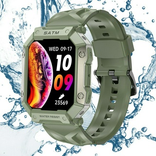 Reloj Inteligente Deportivo Militar 50M Impermeable Anticaida durable Deportes Al Aire Libre relogio smartwatch