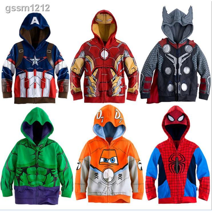 Marvel Superhero - Sudadera con capucha para niños, Spider-Man y  Vengadores, para niños