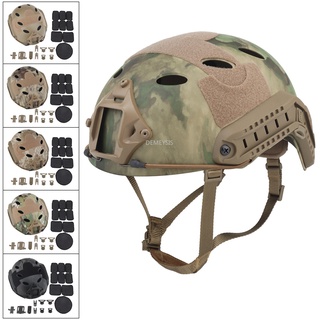 Casco táctico Fast Mh Pj Casco Airsoft Paintball Cascos de combate Deportes  al aire libre Jumping Head Protective Gear