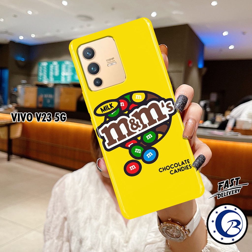 Marintri Case Vivo V23 5g Funda De Moda Snack Hardcase Softcase Carcasa