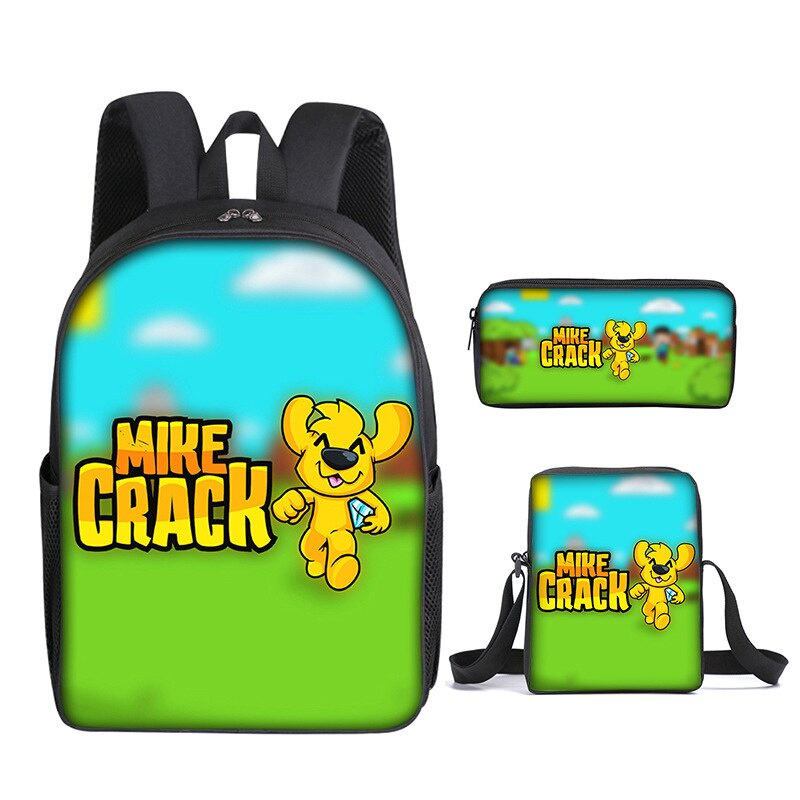 MikeCrack Piano Juego Mochila Escolar Bolsa De Hombro Estuche De Lapices Regalo Para Ninos Estudiantes Shopee Mexico