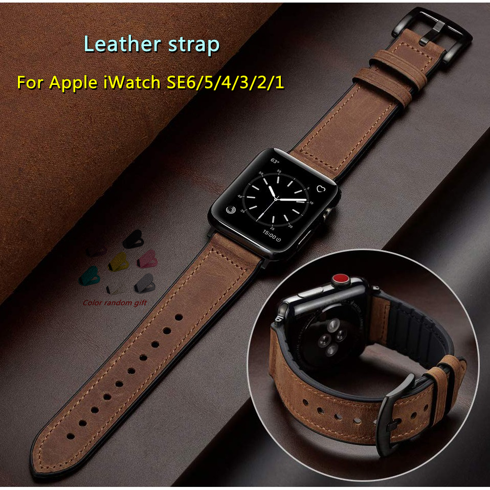 Correa de cuero con estampado de calavera de vaquero occidental para Apple  Watch Series 4/3/2/1 gen, repuesto para iWatch 1.496 in/1.575 in