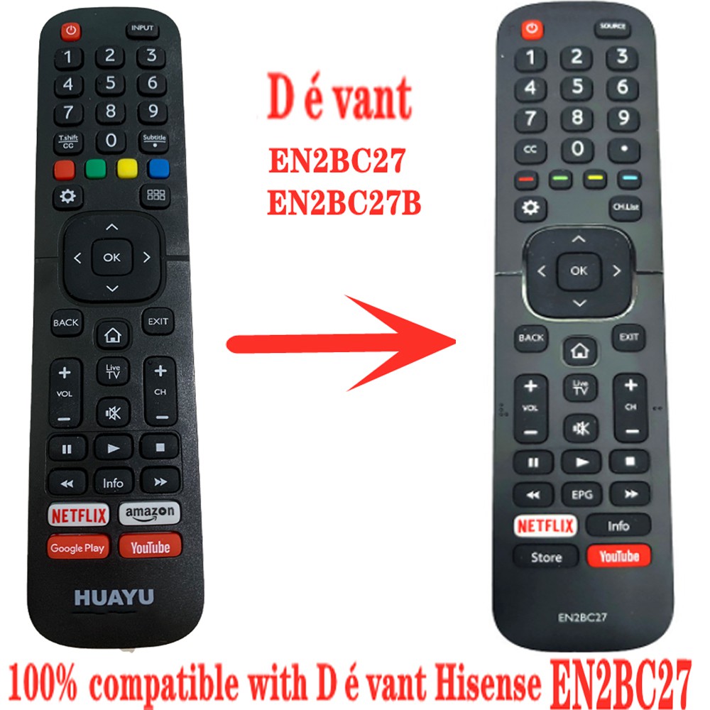 NOUVEAU ERF3G80H POUR télécommande Hisense Smart IR TV A7G U7G série 85A7G 43... EUR 9,29 - FR
