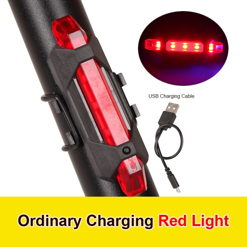 Luz Láser Para Bicicleta - USB Recargable, 5 Modos IPX5 (efecto "araña")