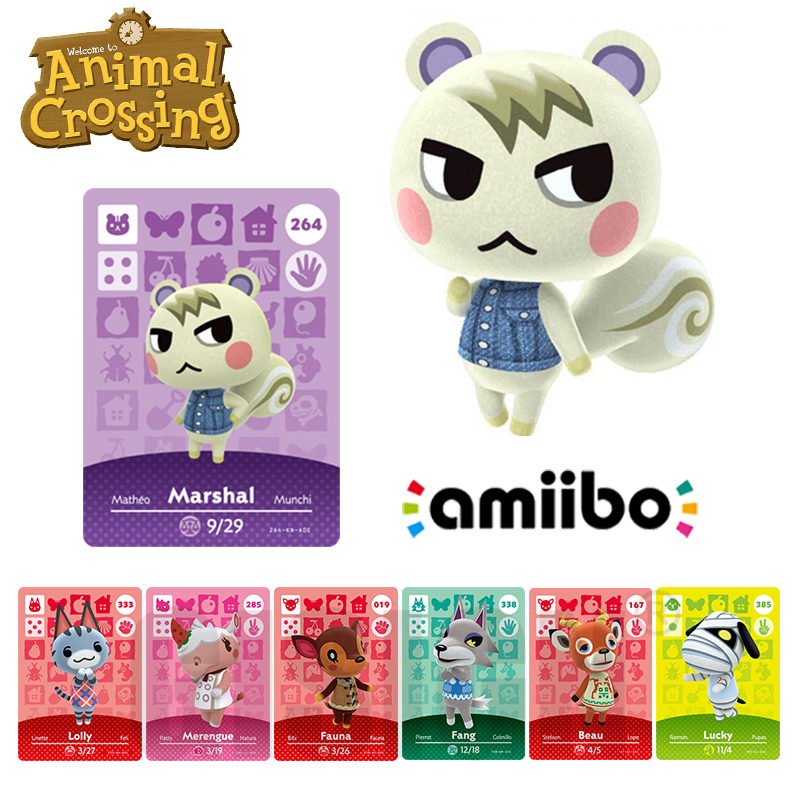 Animal Crossing Villager Amiibo Card 400 Set New Horizons NFC Para nintendo  Switch NS Games Marshal Series 1 2 3 4