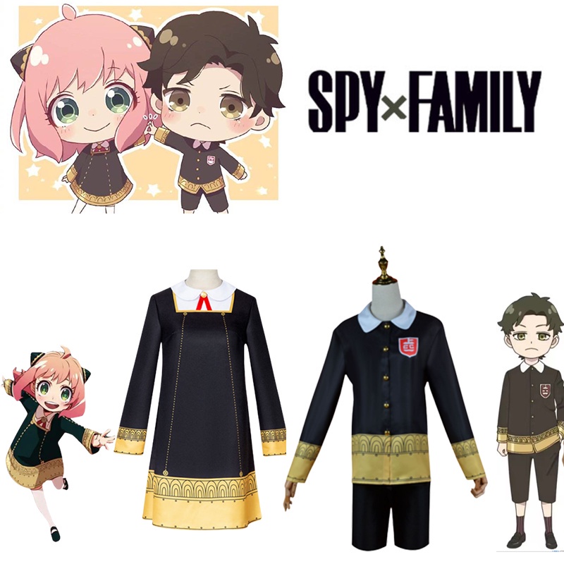 Anime Spy X Family Damian Desmond Cosplay Costume Wig Syon School