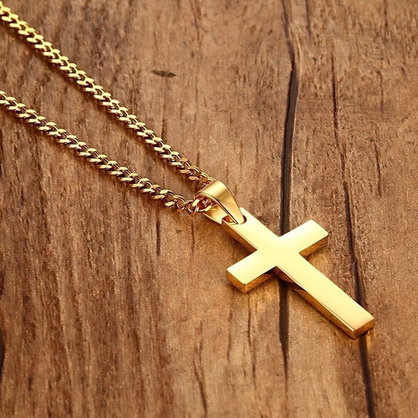 Switch Cadena Collar De Cruz De Clavos De Acero Inoxidable | Cuotas Sin Interés Chrono Cross