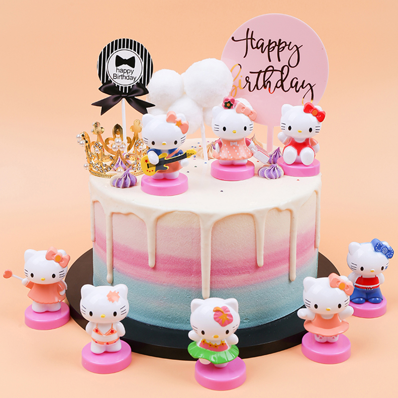 Decoracion Tarta Cumpleaños 24 Piezas Cake Topper Deco Toppers de