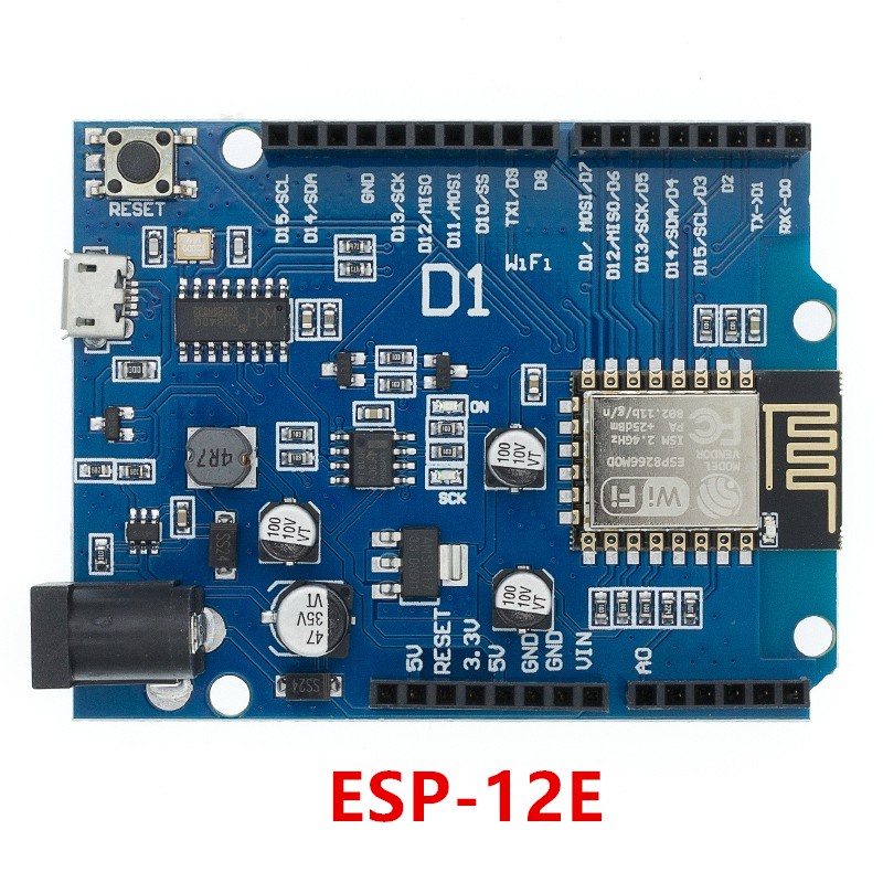 ESP-12E 12F WeMos D1 WiFi uno Basado ESP8266 Escudo Para arduino ...